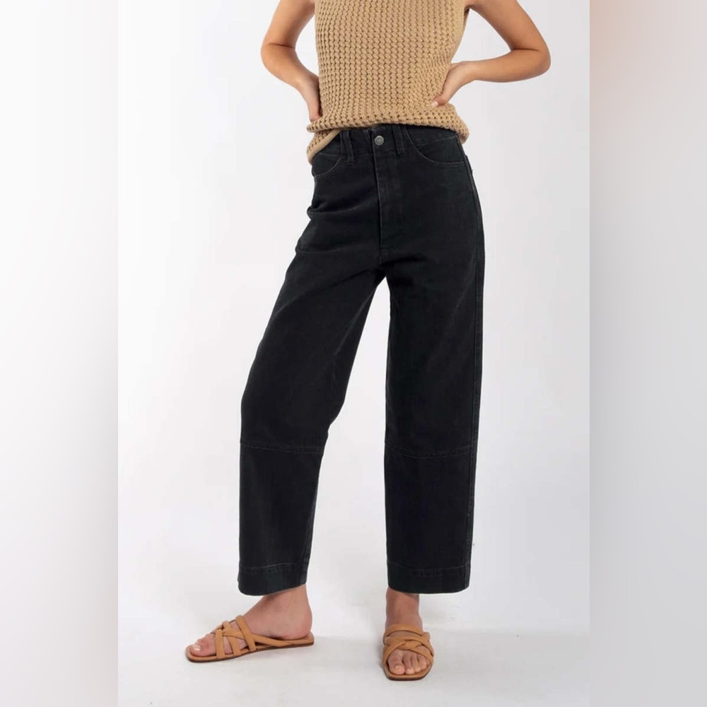 Micaela Greg Seamed Jean - Faded Black Small